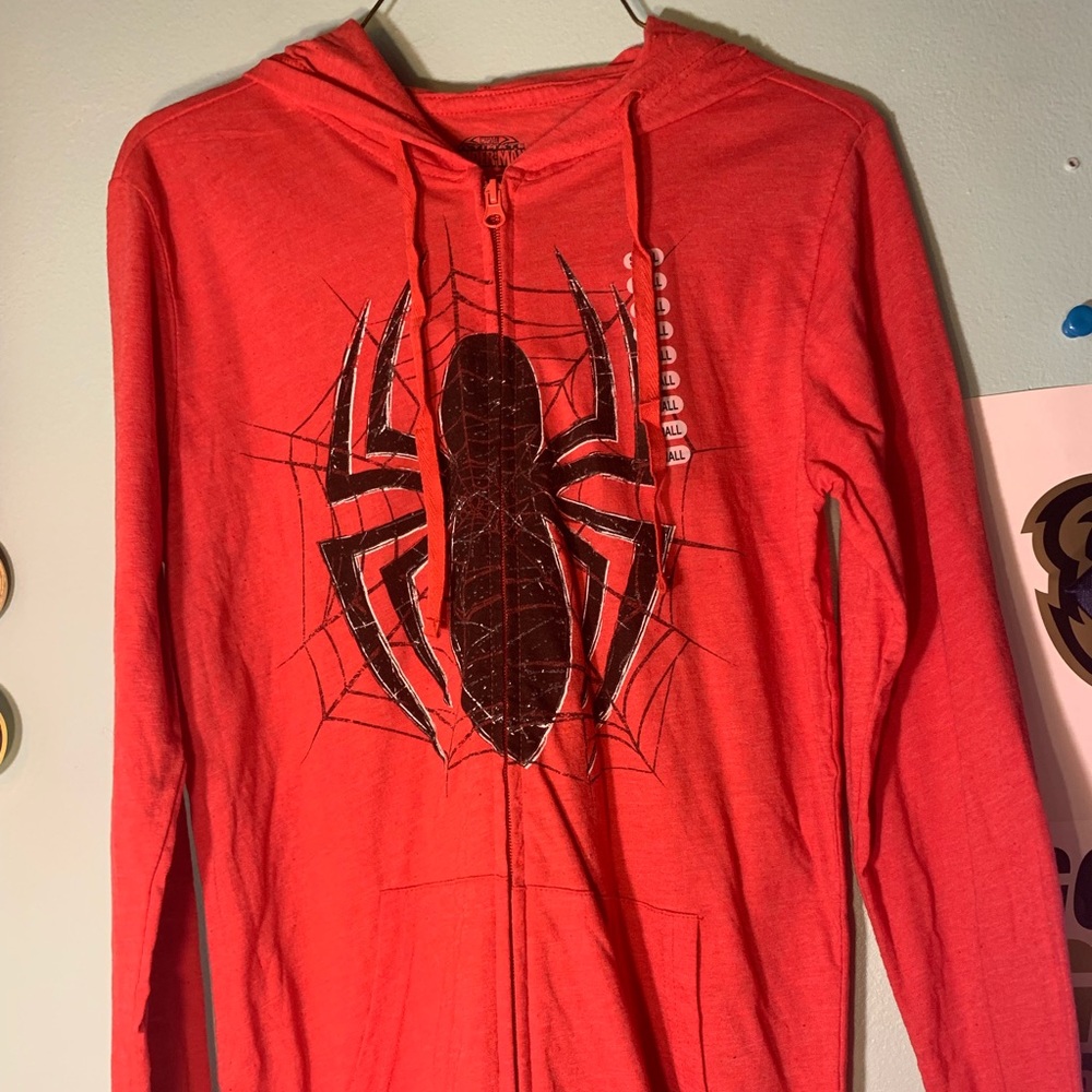 NWT Spider-Man zip up hoodie